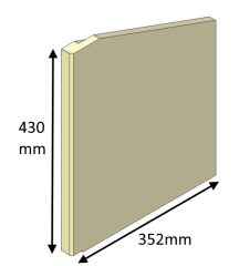 Baffle, Brick - Aspect 14 Boiler (Eco) - ASB14015B