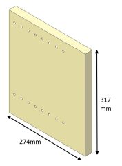 Baffle, Brick - Aspect 14 Boiler (Eco) - ASB14017B